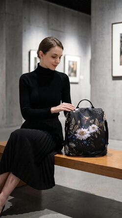 Жіночий рюкзак shepretty проти крадіжок — багатофункціональна сумка-шопер та шкільний рюкзак (M226-juhua)