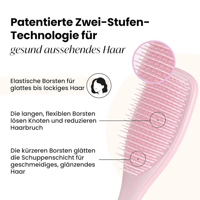 Щітка для волосся Tangle Teezer Ultimate Detangler для вологого та сухого волосся всіх типів, розплутуюча, Millennial Pink
