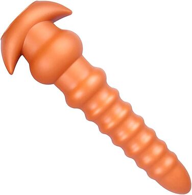 Анальний плаг Roluck з рідкого силікону з вузькою основою – іграшка для дорослих