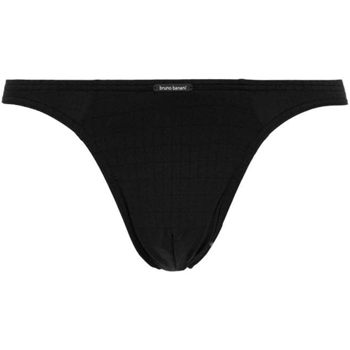 Bruno Banani Checkline 2.0 String Doppelpack M Black Checked – чоловічі труси-бразильяно