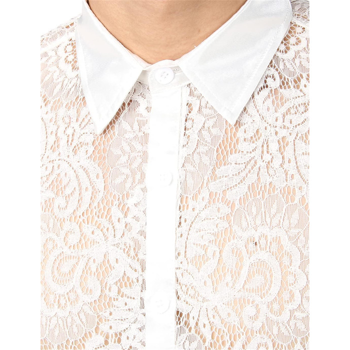 Чоловіча сорочка сітка Bollrllr, прозора, мереживна, для вечірок та клубів