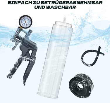 Насос для збільшення пеніса Veyjuns: вакуумний насос, екстендер для ерекції, допомога чоловікам (Set 1)