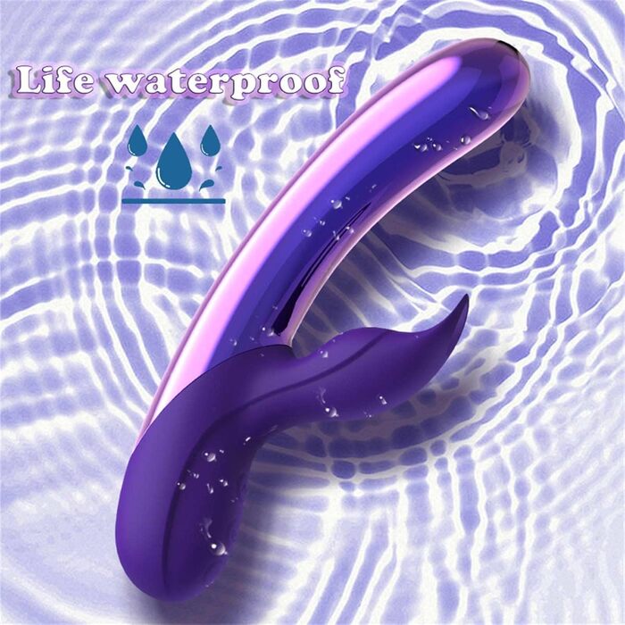 Вібратор для жінок Rabbit Vibrator Lila - 10 режимів, LED, стимуляція клітора