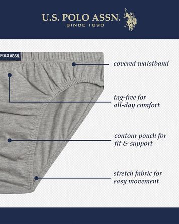 Боксерки чоловічі U.S. Polo Assn. 12 шт. (S-3XL) – червоні, сині, сірі, малинові