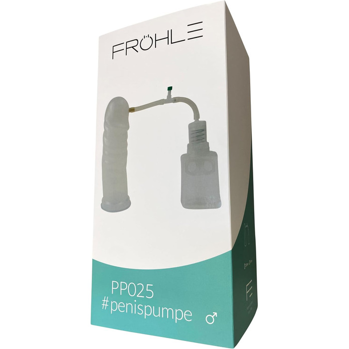 Анатомічна помпа для пеніса FRÖHLE PP025 XXL Professional, прозора (1 шт.)