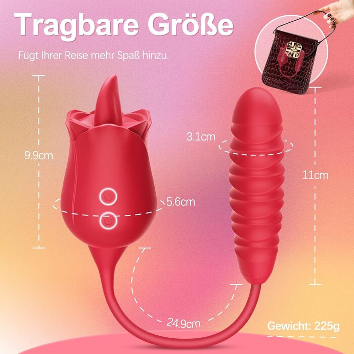 Вібратор для жінок: 3-в-1 з 10 функціями, анальний вібратор, секс-іграшка для пар