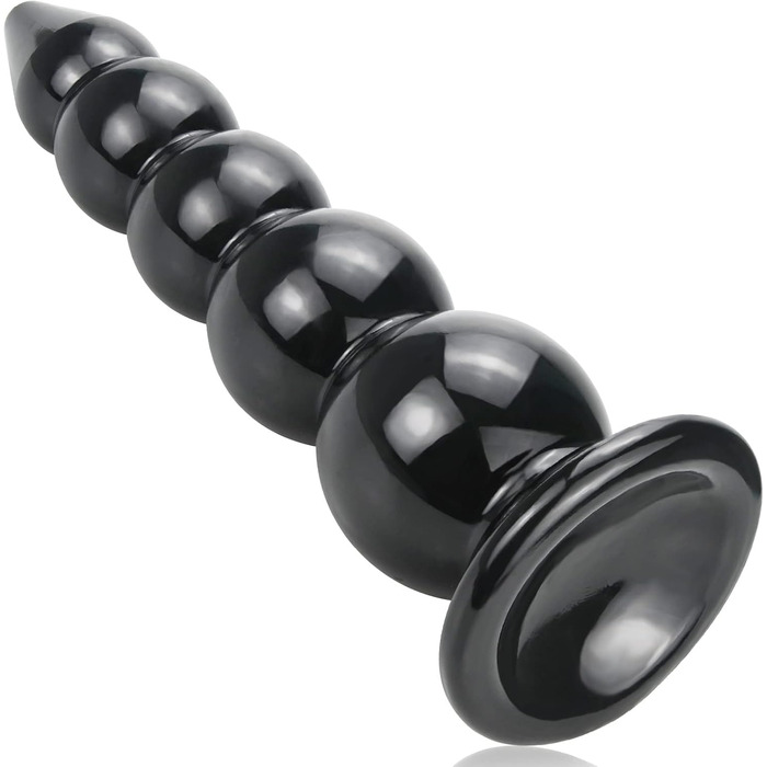 Анальні кулі Riesen з присосками та анальним плагіном, набір з 5 шт. для масажу простати та стимуляції G-точки
