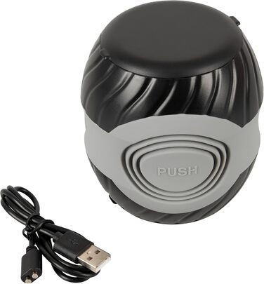 Мастурбатор You2Toys – інтенсивний стимулятор для чоловіків, тісний мастурбатор, 10 режимів вібрації, чорний