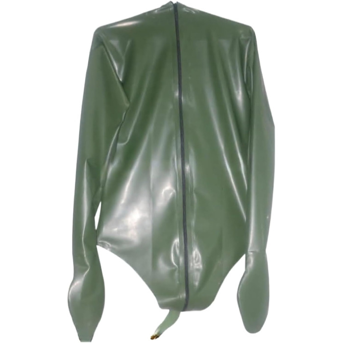 Комбінезон з латексу для чоловіків VIYOLI, чорний прозорий латексний catsuit, купальник з латексу