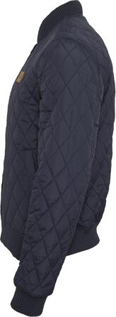 Чоловіча стібана куртка Urban Classics Diamond Quilt, темно-синя, розмір 5XL
