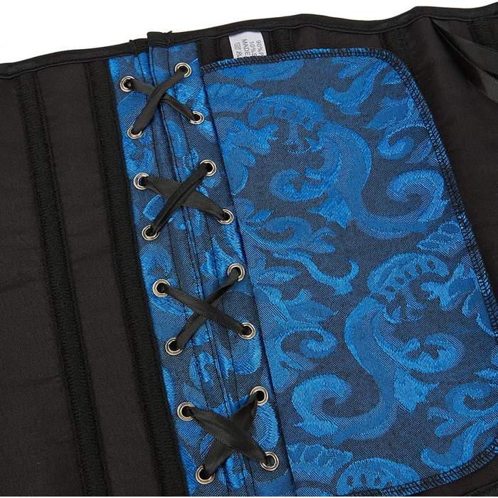 Корсет для фігури KUOSE для жінок, корсет-формувач, корсет для живота, великі розміри (30-32, темно-синій)