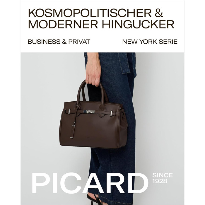 Жіноча сумка-шопер Picard New York, колір Cafe