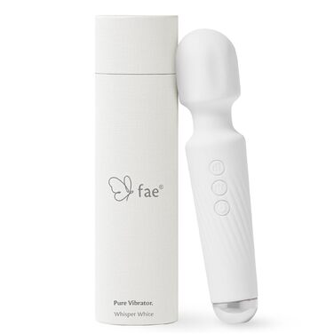 Вібратор жіночий Fae Pure Whisper White - компактний, тихий, з підзарядкою, 160 режимів вібрації