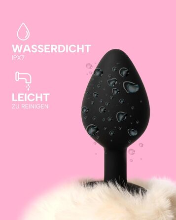 Анальний вібратор Be My Bunny з пультом, 10 режимів, USB-зарядка для чоловіків та жінок