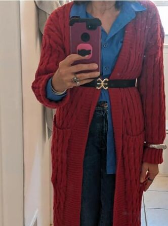 Жіночий піжамний комплект 3 шт. з капюшоном, теплий, Sherpa, нічна сорочка, шорти на пузі (XXL, кардиган, бордовий)