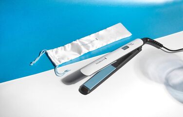 Випрямляч для волосся Remington Shine Therapy S8550 з керамічним покриттям, аргановою олією та вітаміном E, LCD-дисплей, 150-230°C