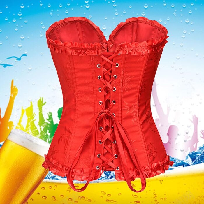 Корсаж дамський, мереживний, вінтажний готичний корсет, стимпанк чорний, великі розміри, шнурівка, корсет для повних грудей, червоний, бурлеск