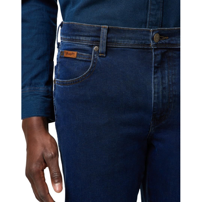 Чоловічі джинси Wrangler Texas Stretch W121XU13M заужені (Tapered), колір Rustic Navy, розмір 42W/32L