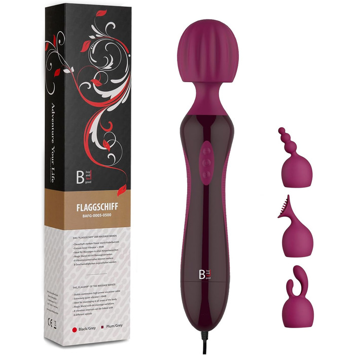 Вібратор для жінок 'FLAGGSCHIFF' - Преміум силіконовий масажер з вібрацією. Іграшки для дорослих, секс-іграшки для пар, преміум якість, від німецького виробника.