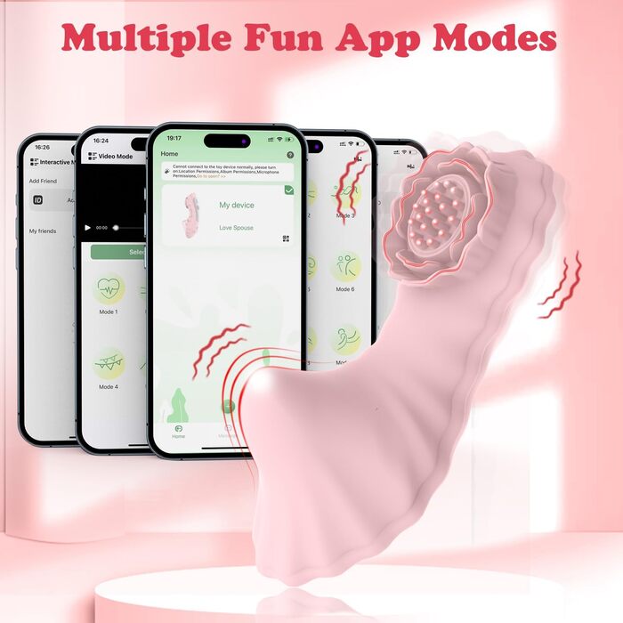 Вібратор для жінок Jinqian Butterfly з пультом керування, 9 режимів, BDSM, тихий, для пар