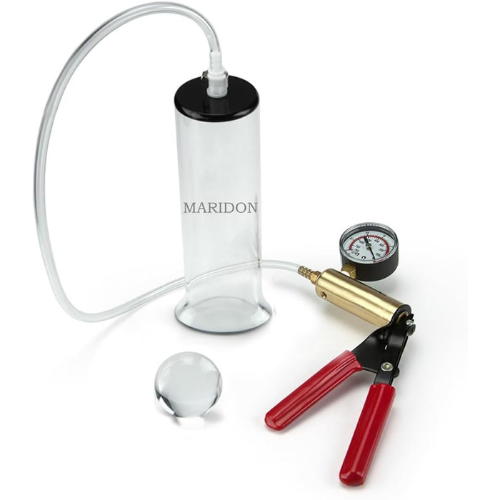 Набір для корекції фалоса: чоловіча помпа з манометром, силіконовий кільце, BDSM іграшка для чоловіків