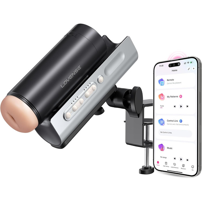 Lovense Solace Pro - автоматичний мастурбатор для чоловіків з керуванням через додаток, вібраційний мастурбатор, імітація орального сексу, інтеграція з AI/VR, іграшки для дорослих