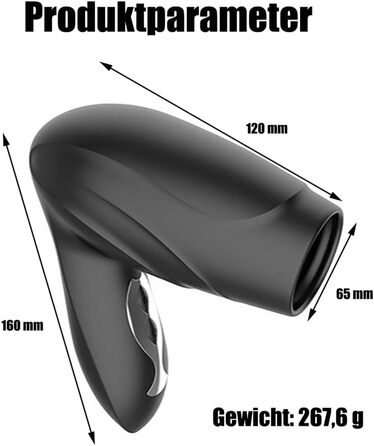 Електричний мастурбатор Kuaecr з 10 режимами вібрації, автоматичний, з телескопічною функцією та стимулятором еякуляції для чоловіків