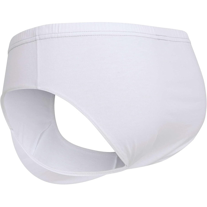 Труси чоловічі Goetzburg 10 шт. з натуральної бавовни, білі