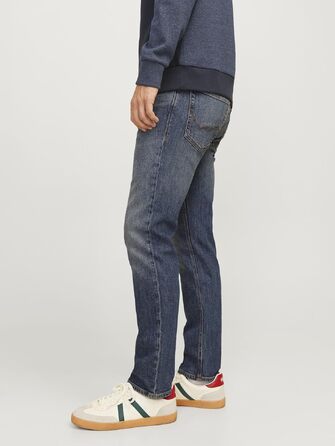 Чоловічі джинси Jack & Jones Regular Fit JJICLARK синього кольору, Denim