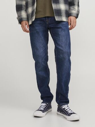 Чоловічі джинси Loose Fit JACK & JONES Jjimike Jjoriginal Am 815 Noos, сині (Blue Denim), 36W / 34L