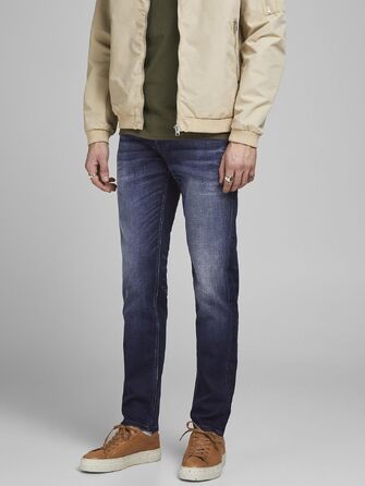 Чоловічі джинси Jack & Jones Jjimike Jjoriginal Loose Fit, синій денім, 34W / 32L