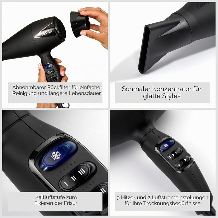 Професійний фен для волосся BaByliss 3Q Profi