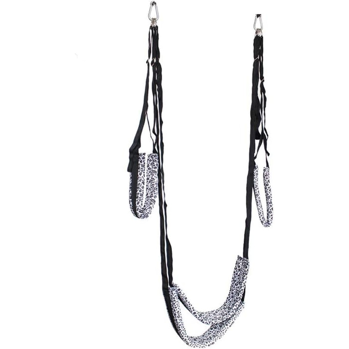 Кріплення для гойдалки OnundOn зі сталевою пружиною та поворотним з'єднанням, комплект з дюбелями. Гойдалка для двох, гойдалка для пар, максимальне навантаження 150 кг (білий)