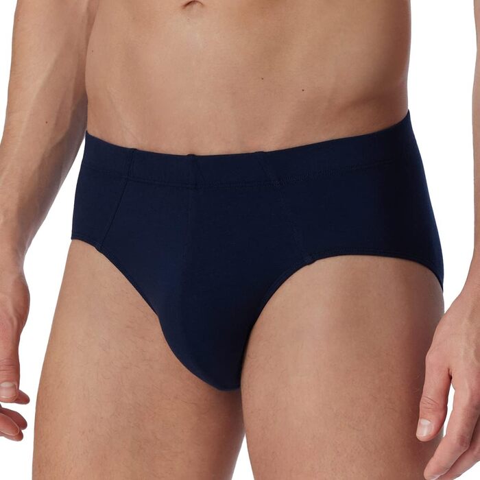 Труси чоловічі Schiesser 3 шт. з м'яким поясом, бавовна Bio, Multipack, темно-синій