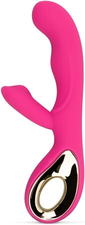 Вібратор Rabbit, 10 режимів вібрації, водонепроникний, перезаряджається - Рожевий