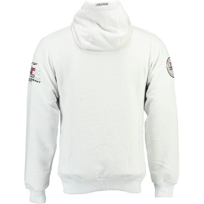 Чоловічий світшот Geographical Norway Fighter білого кольору, розмір 3XL