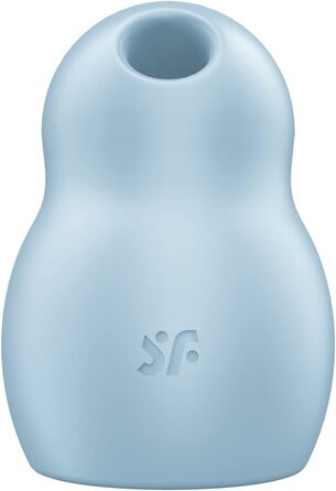 Вібратор Satisfyer Pro To Go 1 | Подвійний мотор | Компактний, перезаряджається | Водостійкий (IPX7) | Вібратор-імпульс | Інтимна іграшка для жінок, універсальний розмір (Світло-блакитний)