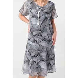 Коктейльна шифонова сукня міді FEMIMODA, розмір 44