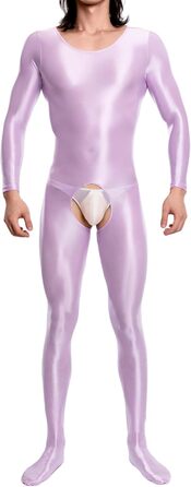 Комбінезон чоловічий AIEOE Gossy з відкриттям спереду, Stramper Overa, еластичний, Cubwear, колір фіолетовий, розмір S