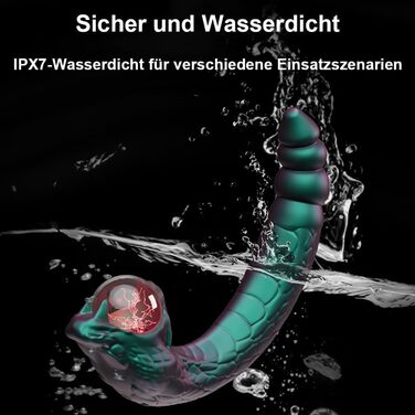 Інтимний масажер Jomyu з вібрацією 7 режимів, анальний вібратор, секс-іграшки для жінок та чоловіків, парні іграшки
