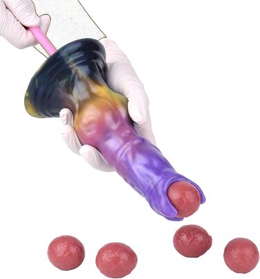 Анальний дилдо Axcroo з 5 кульками, анальний яйце, дилататор ануса, іграшка для дорослих