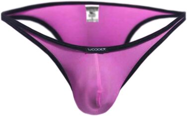 WOJOER Танга чоловіче міні з еластичної стрічки, для пляжу та нижньої білизни, Push-Up, Made in Germany, рожевий