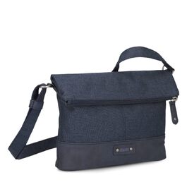 Жіноча сумка-месенджер Zwei Olli OT6 Rolltop, водовідштовхуюча крос-боді сумка через плече, 2.4 л, двоколірна (Navy)