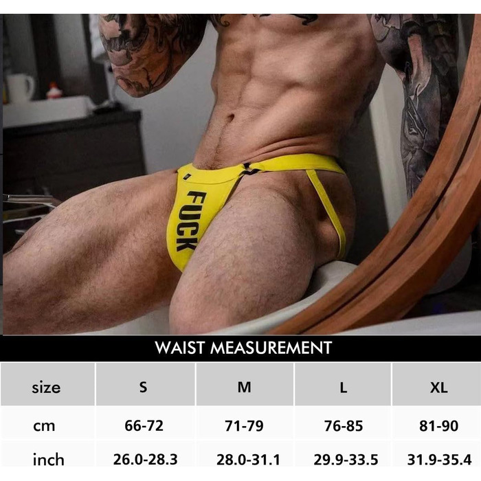 Слідки чоловічі Alienjoy Jockstrap String Tanga з бавовни, 6 шт. (різні кольори)