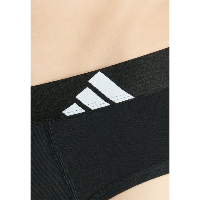 Труси боксер чоловічі Adidas Basic 6 шт. в упаковці, чорні, розмір L