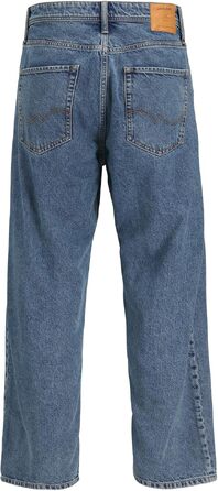 Чоловічі джинси Jack & Jones JJIALEX Baggy Fit синього кольору, денім