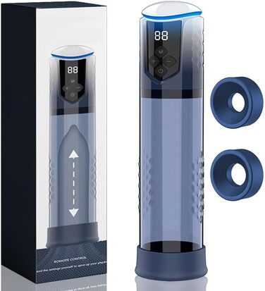 Електрична помпа для збільшення пеніса Lmgoc: 5 режимів, IPX7, 2 силіконові насадки