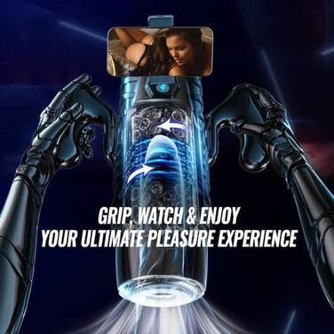 Іграшка для чоловіків Sumeber – 7 способів стимуляції, з ручкою та тримачем для телефону, автоматичне керування