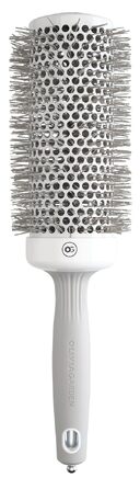 Професійний круглий стайлінг-фен Olivia Garden Expert Blowout Speed для швидкого висушування та об'єму волосся, 45 мм, біло-сірий