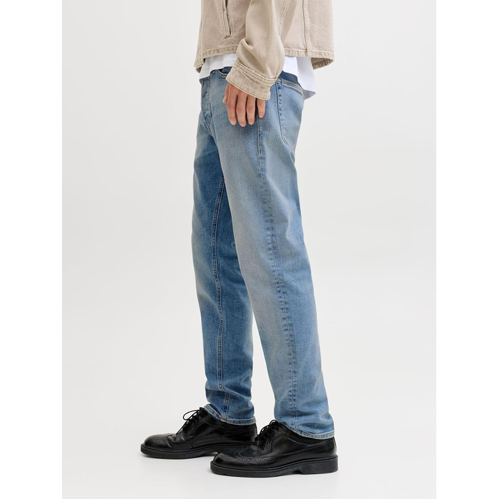 Чоловічі джинси Jack & Jones Jjimike Jjcooper St 335 Bf Tapered Fit, світло-блакитні, денім (31W / 32L)